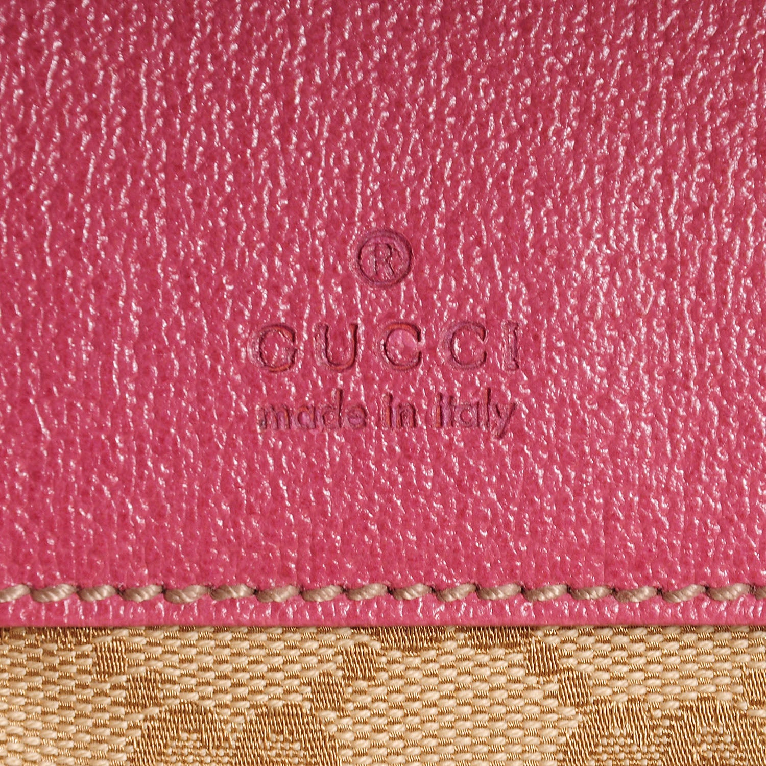 Gucci GG Monogram Web Double Pocket Belt Bag Pink 7 of 8