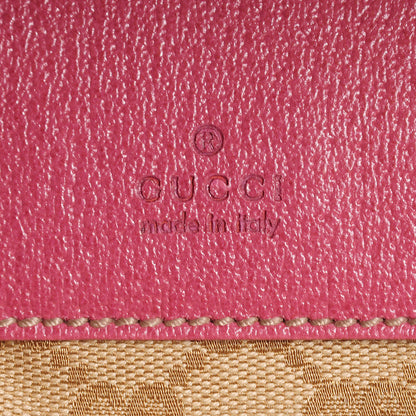 Gucci GG Monogram Web Double Pocket Belt Bag Pink 7 of 8