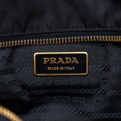 Prada Tessuto Nylon Saffiano Tote Navy 5 of 9