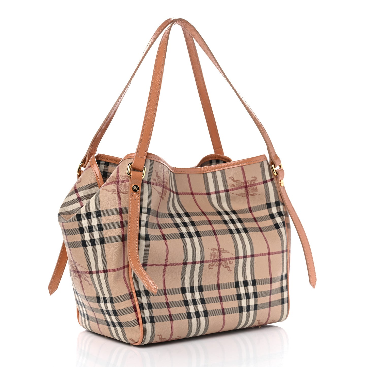 Haymarket Check Small Canterbury Tote Pale Coral Pink