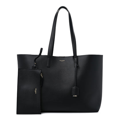 Saint Laurent Calfskin Large Shopping Tote Black 1 of 11