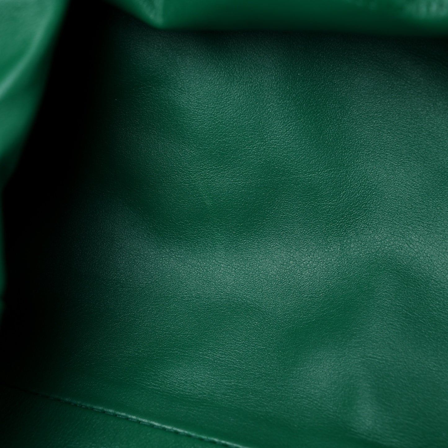Smooth Butter Calf The Pouch Oversized Clutch Racing Green
