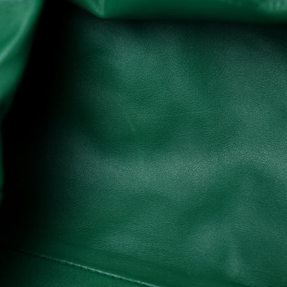 Bottega Veneta Smooth Butter Calf The Pouch Oversized Clutch Racing Green 10 of 11