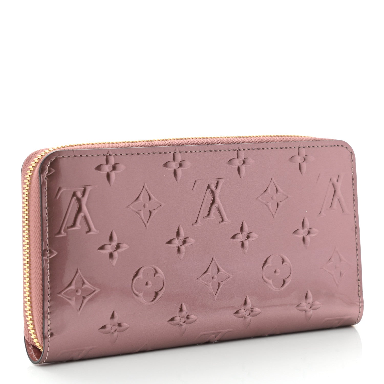 Louis Vuitton Vernis Zippy Wallet Metallic Pale Pink 3 of 9