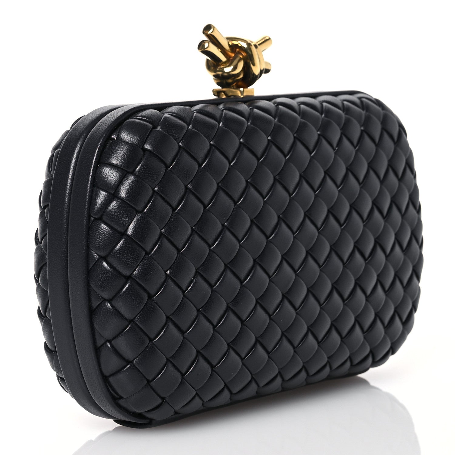 Bottega Veneta Nappa Intrecciato Knot Clutch Space 3 of 8