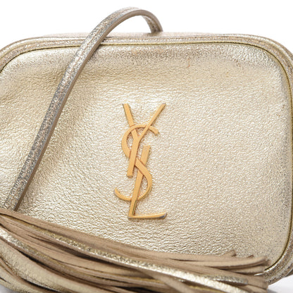 Saint Laurent Metallic Calfskin Monogram Blogger Bag Gold 10 of 10