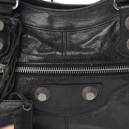 Balenciaga Agneau Giant 21 Silver Hardware Part Time Black 9 of 13