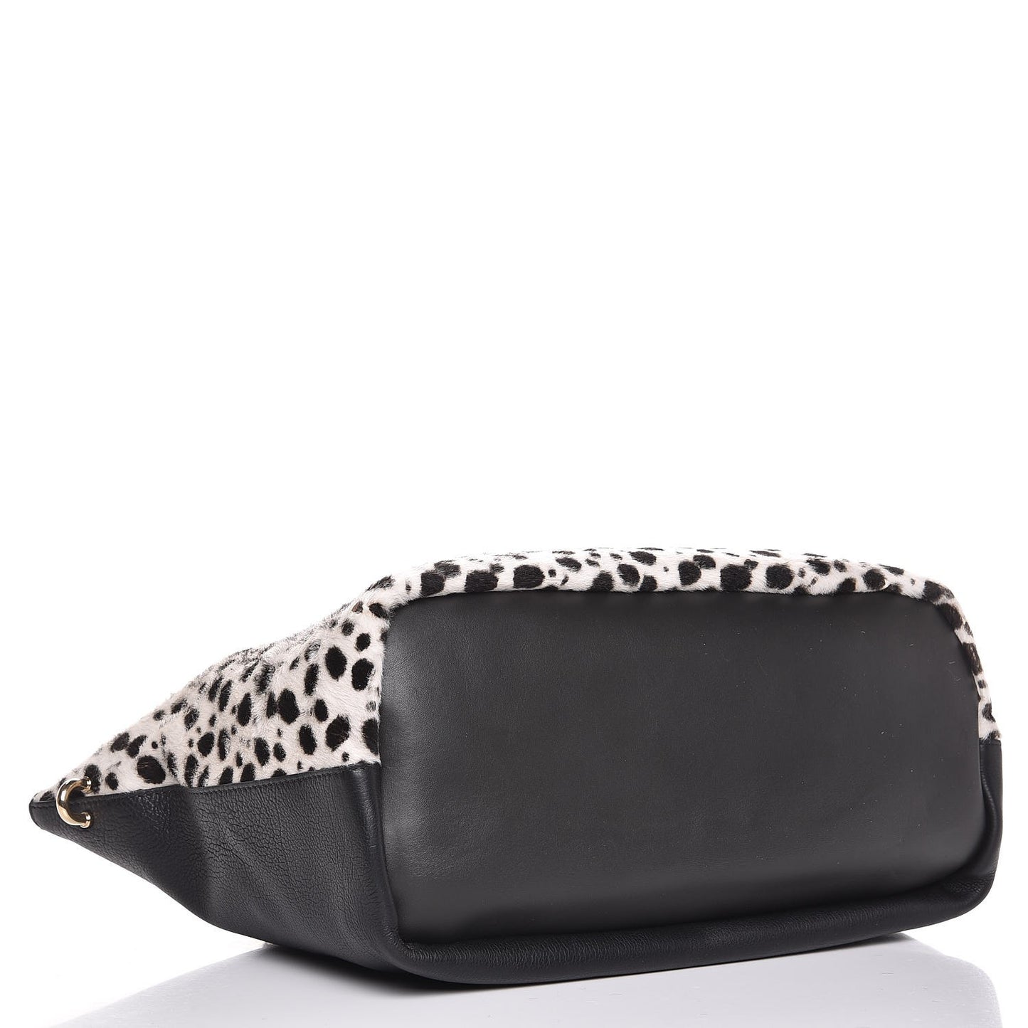 Calf Hair Medium Baylee Tote White Black