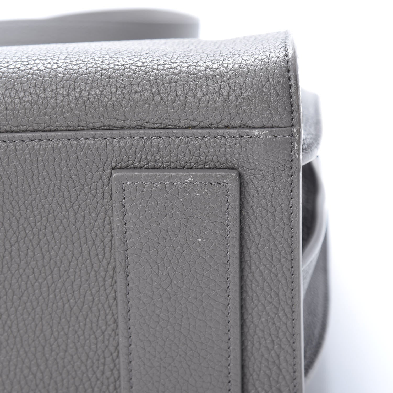 Saint Laurent Grained Calfskin Small Supple Sac De Jour Mouse Grey 13 of 18