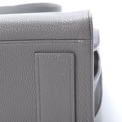 Saint Laurent Grained Calfskin Small Supple Sac De Jour Mouse Grey 13 of 18