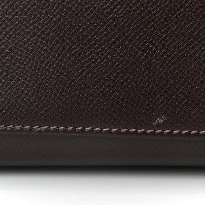 Hermes Epsom Kelly Sellier 32 Chocolate 13 of 23