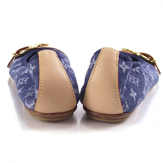 Denim Ballet Flats Slippers Blue 36 cd23328