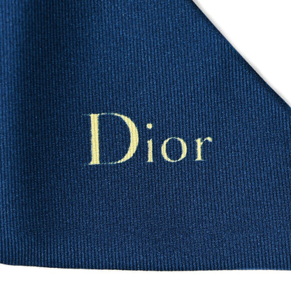 Christian Dior Silk Mitzah Scarf Blue Green 3 of 4