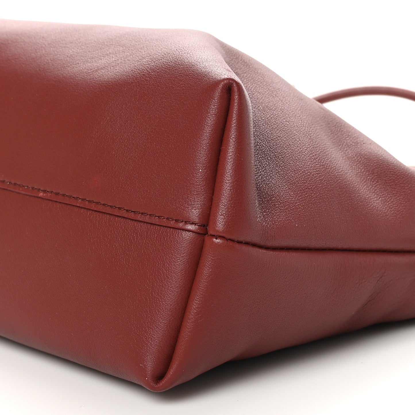 Mellow Nappa Medium Donut Chain Flamenco Knot Clutch Syrup