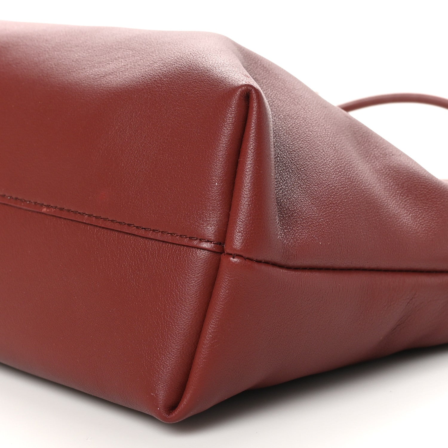 Loewe Mellow Nappa Medium Donut Chain Flamenco Knot Clutch Syrup 9 of 9