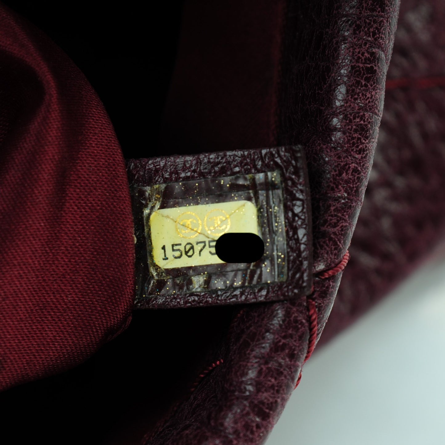 Glazed Calfskin Stitched On The Road Flap Plum