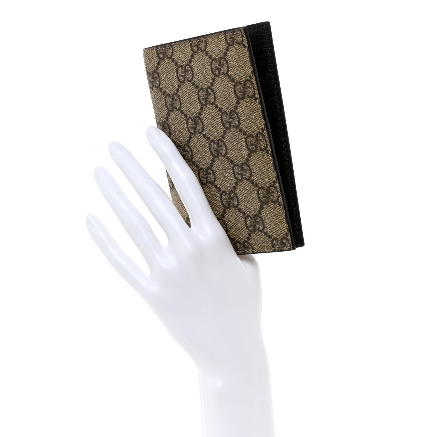 GG Supreme Monogram Passport Case Beige Taupe