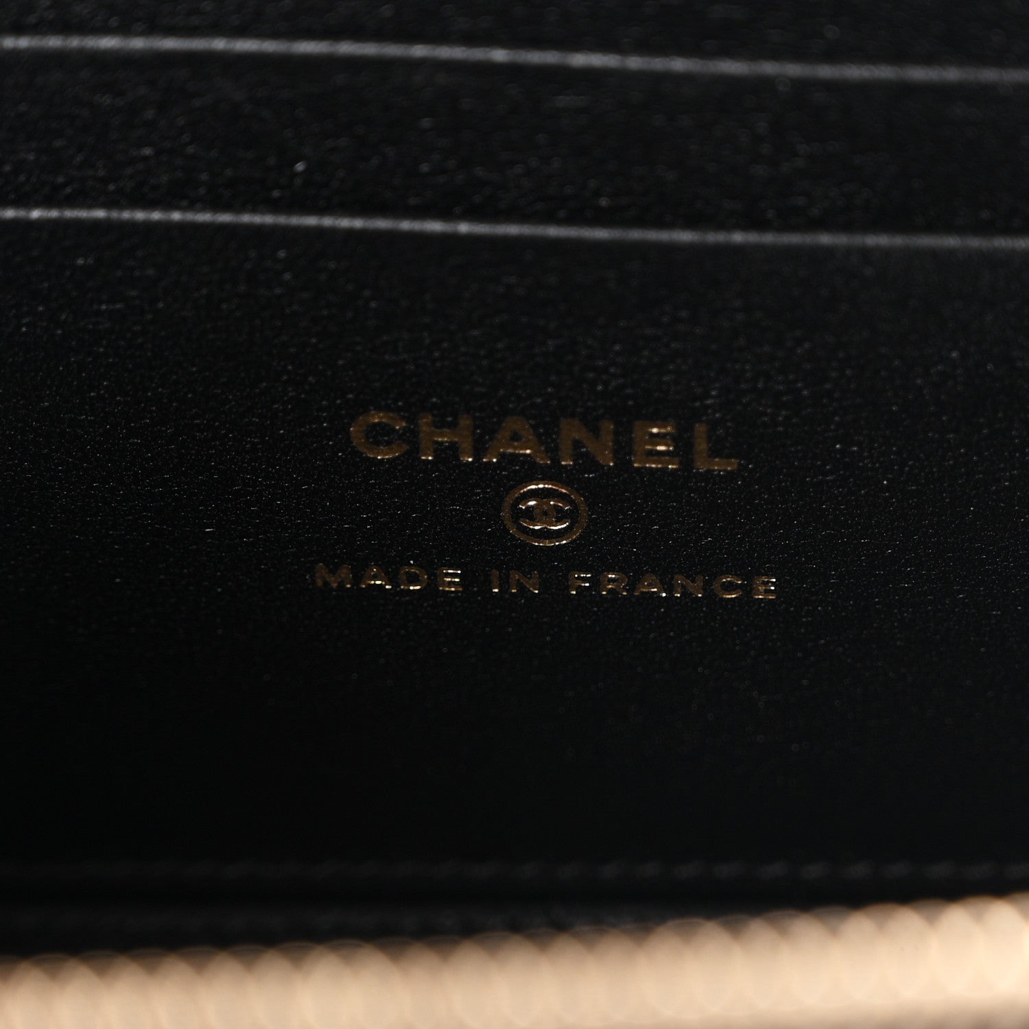 Chanel Lambskin Quilted Enamel Coco Casino Small Vanity Case With Chain Black 6 of 10