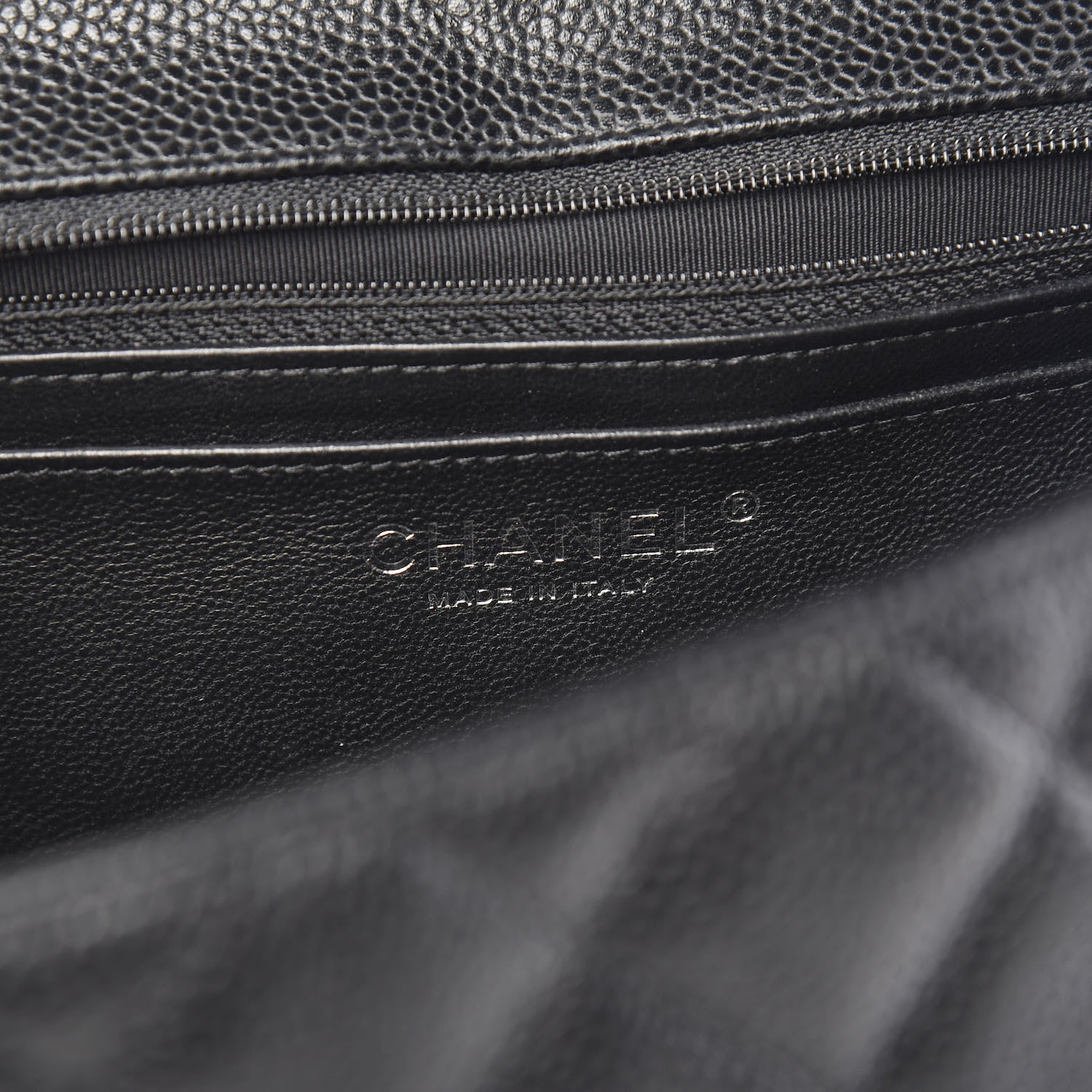 Chanel Caviar Quilted Jumbo Single Flap Black 5 of 10
