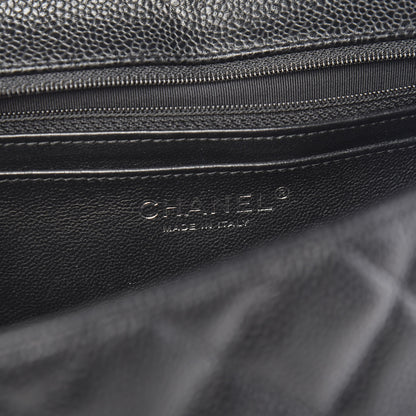 Chanel Caviar Quilted Jumbo Single Flap Black 5 of 10