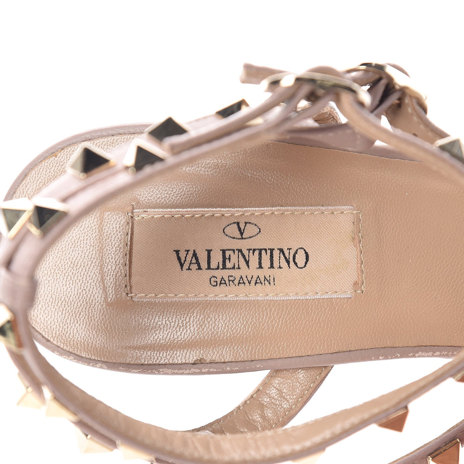 Valentino Garavani Patent Nappa Rockstud Ankle Strap 65mm Pumps 40 Black Poudre 9 of 11