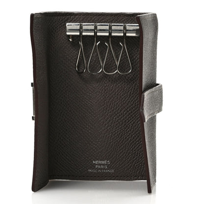 Hermes Epsom Bearn Multicles 4 Key Holder Etain 5 of 6