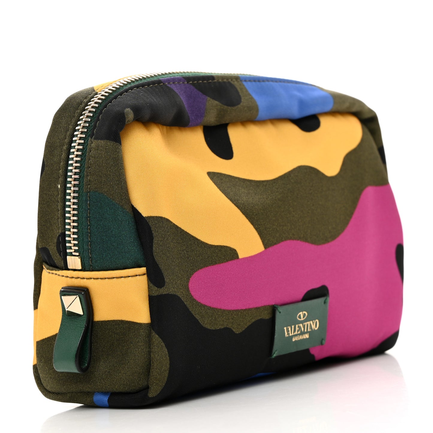 Nylon Camouflage Pouch Multicolor
