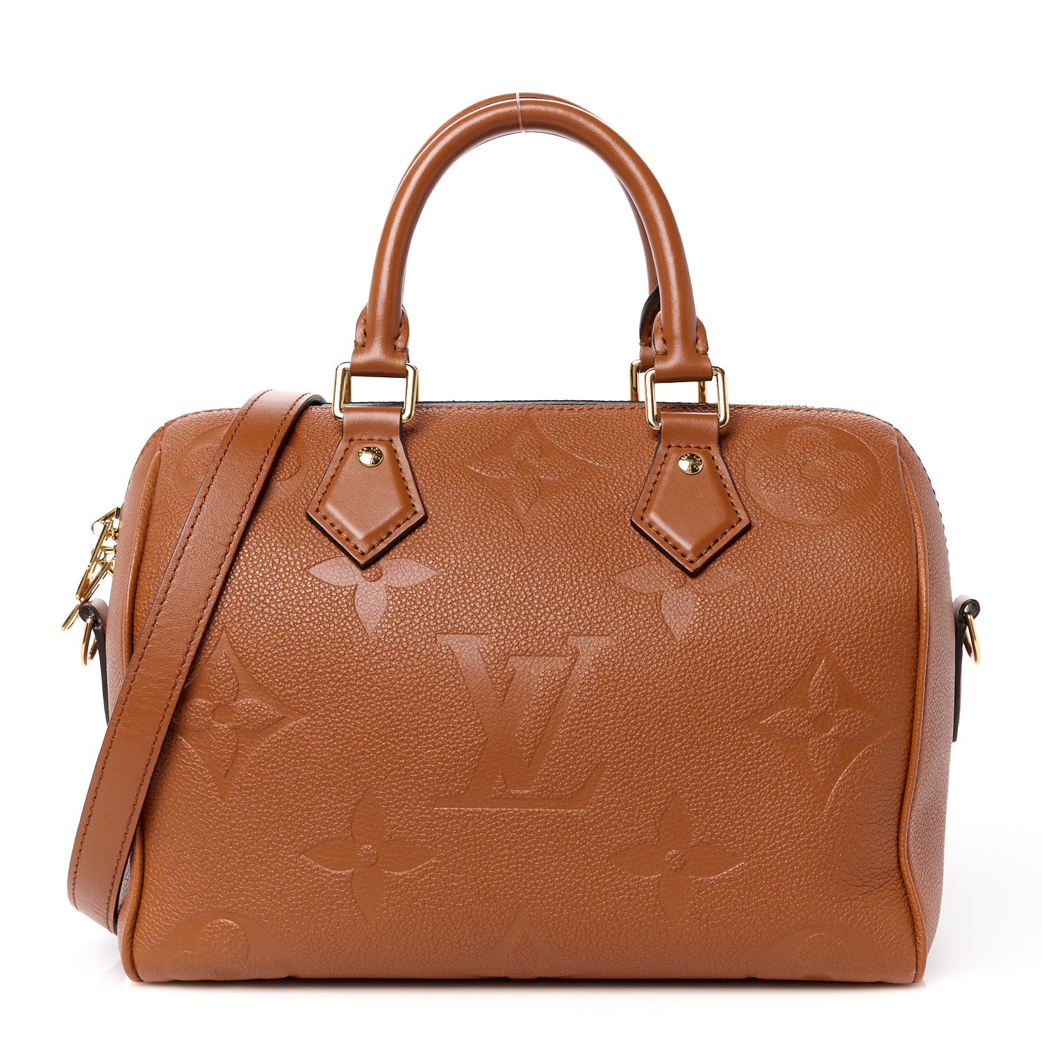 Louis Vuitton Empreinte Monogram Giant Speedy Bandouliere 25 Cognac 1 of 12