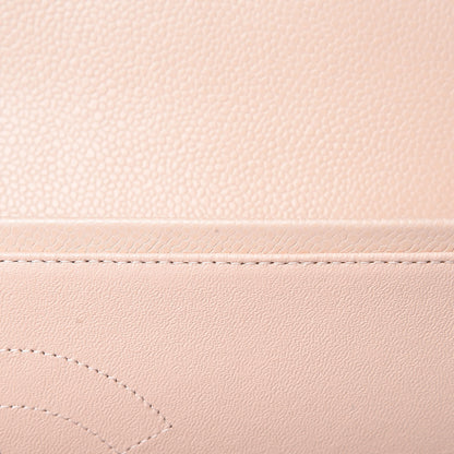 Chanel Caviar Maxi Double Flap Light Pink 10 of 11
