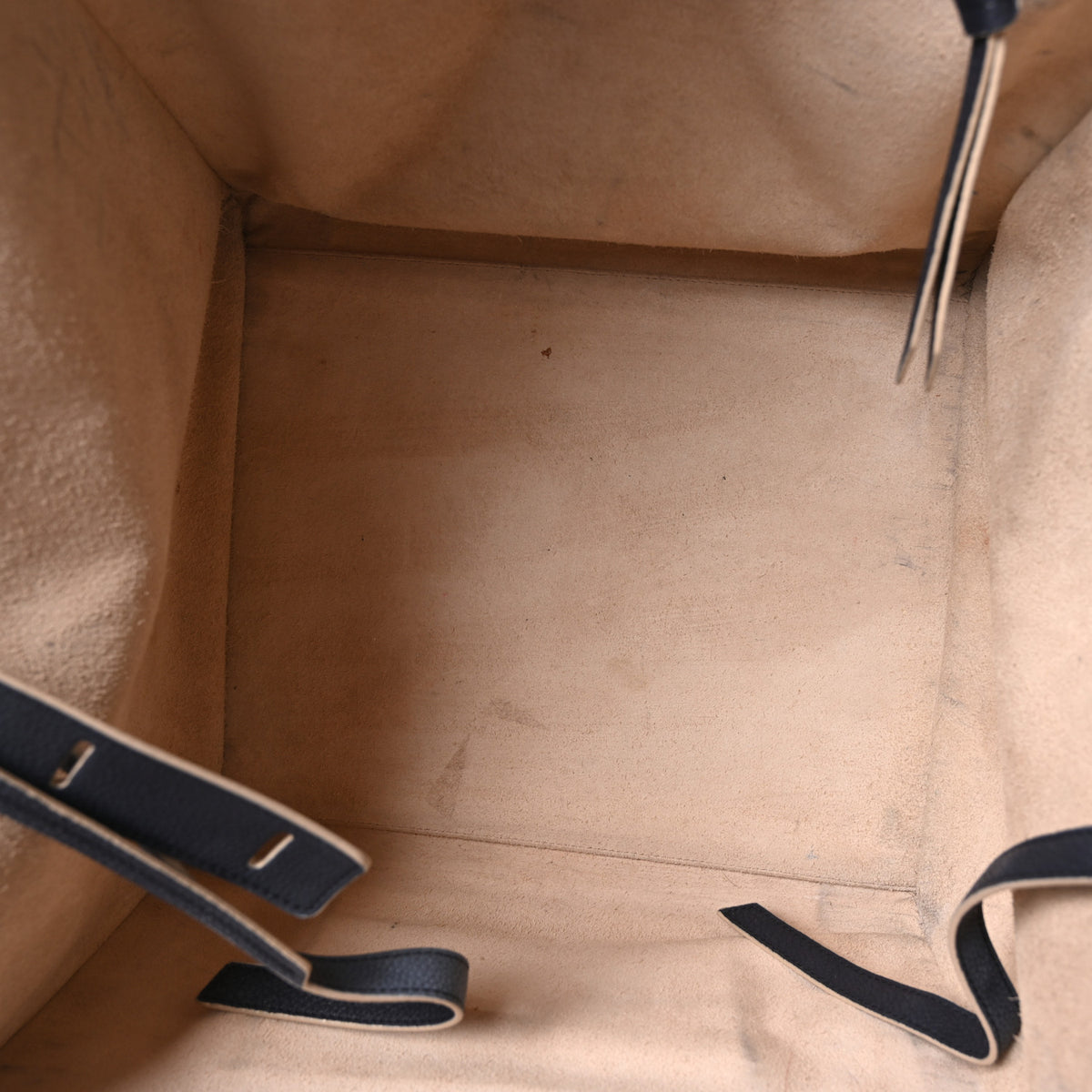 Baby Grained Calfskin Medium Phantom Luggage Navy