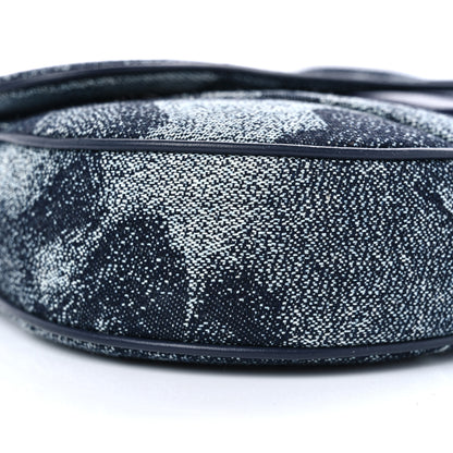 Christian Dior X Peter Doig Denim Camouflage Saddle Bag 8 of 9