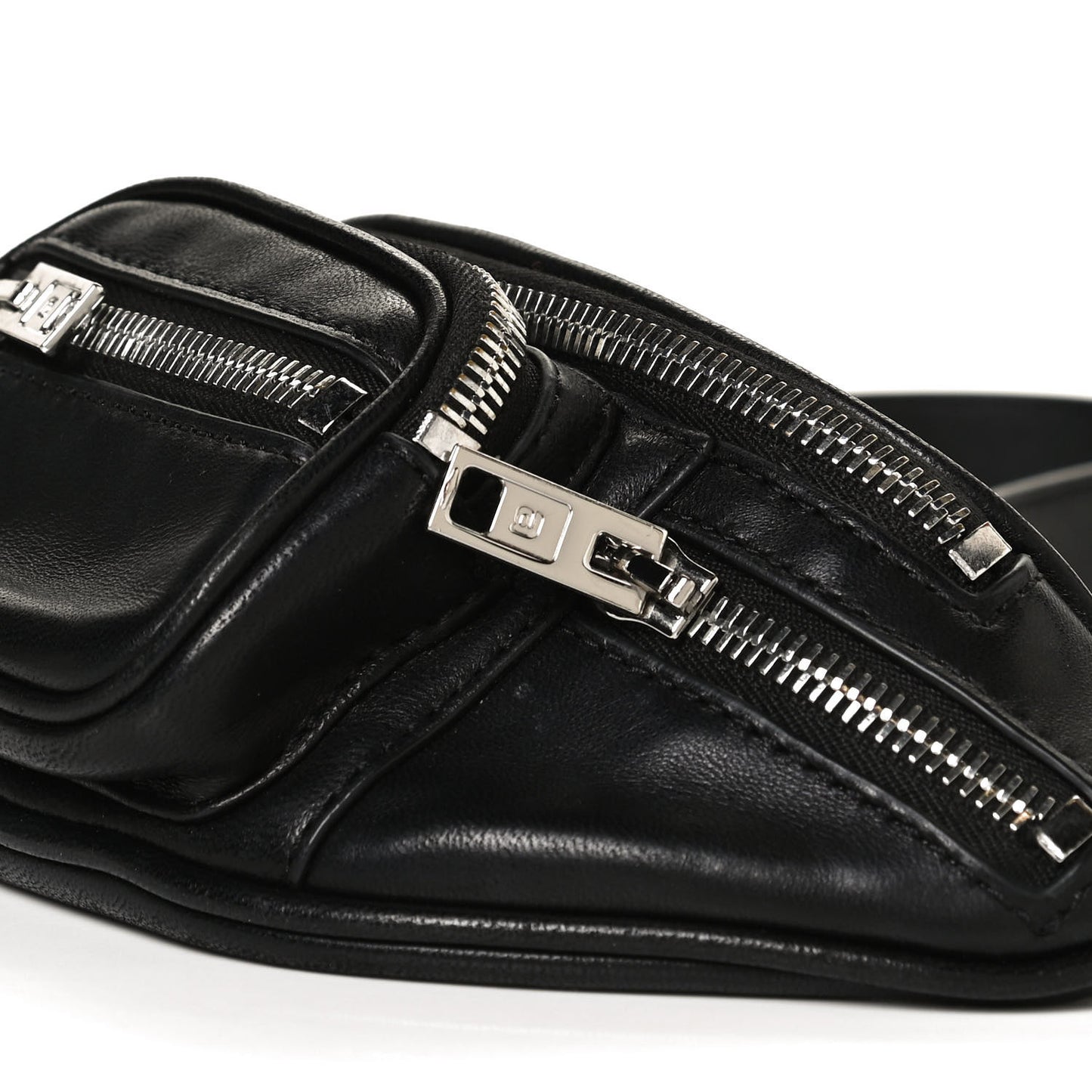 Lambskin Mini Attica Belt Bag Black