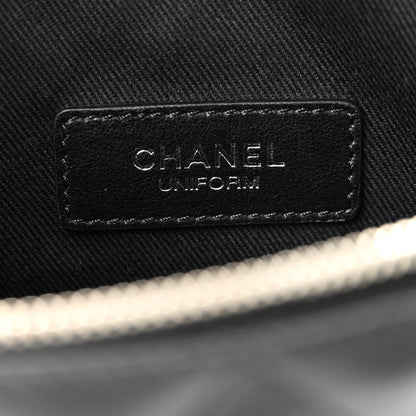 Chanel Calfskin Quilted Waist Belt Bag Black 6 of 11