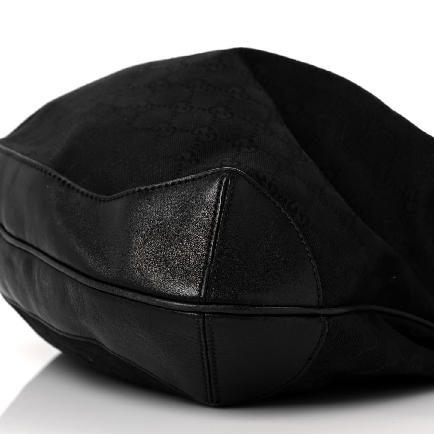 Monogram Medium Peggy Bamboo Top Handle Bag Black