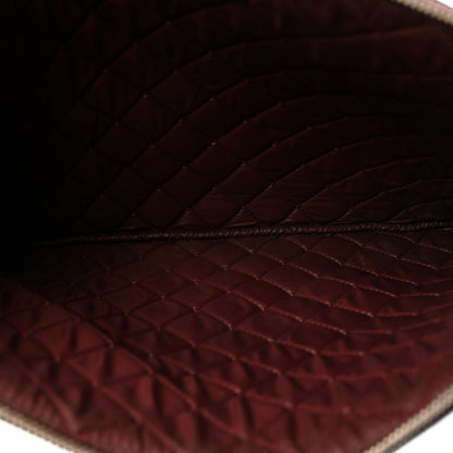 Chanel Lambskin Quilted Large Cosmetic Case Black 5 of 7