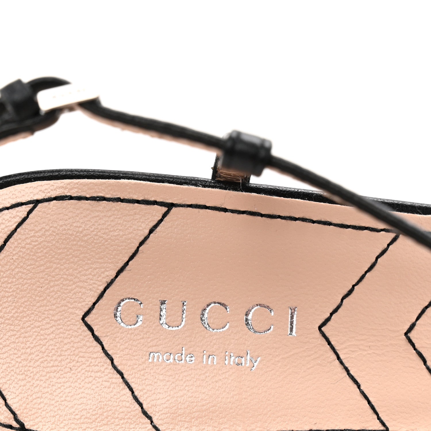 Gucci Nappa Charlotte Petite GG 55mm Slingback Pumps 35.5 Black 8 of 10