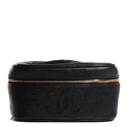 Chanel Caviar Cosmetic Case Black 1 of 9