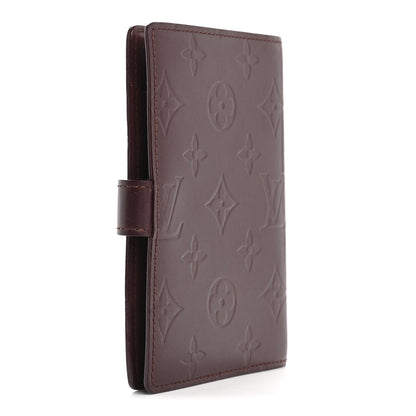 Louis Vuitton Mat Monogram Small Ring Agenda Cover Violet 3 of 12