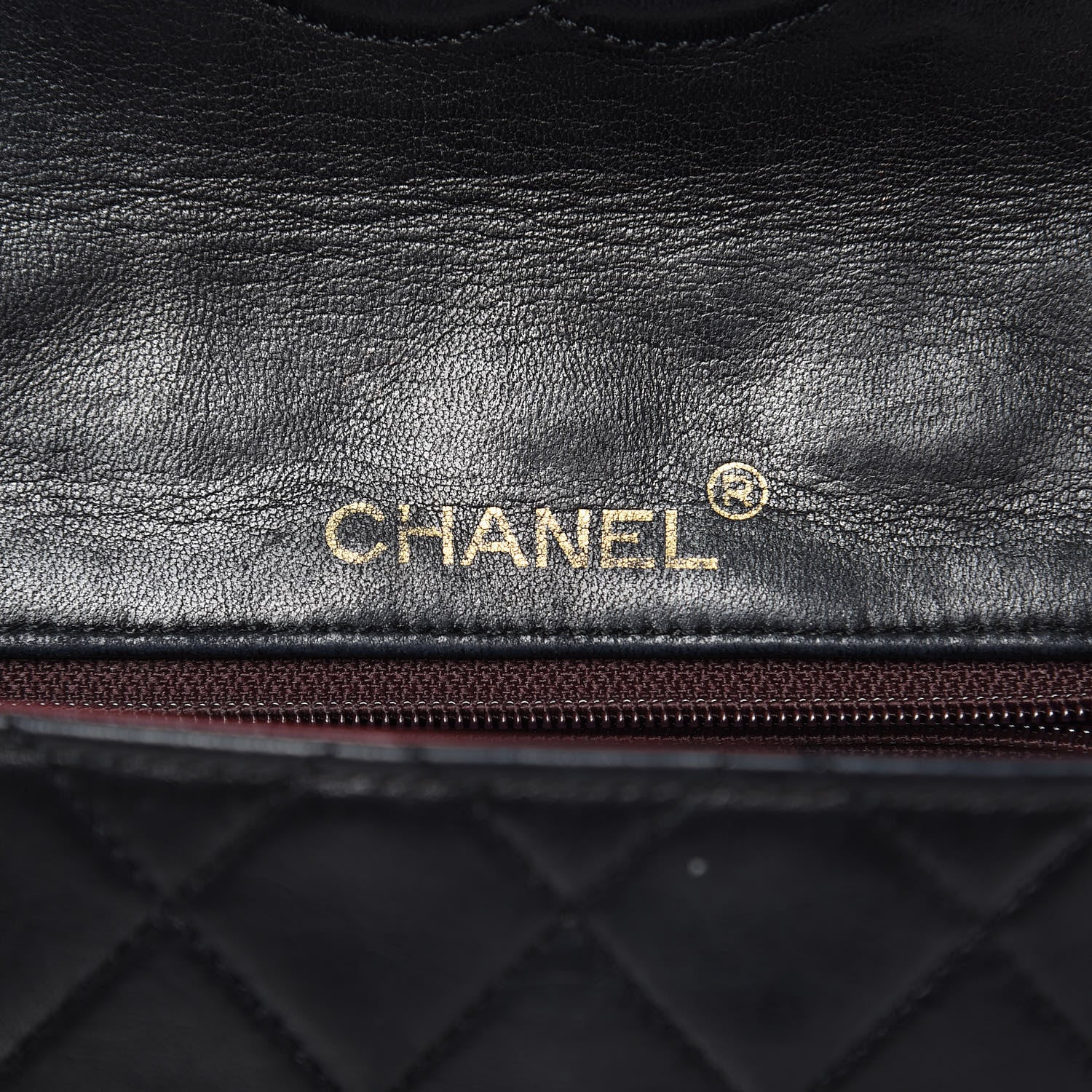 Chanel Lambskin Quilted Mini Square Flap Black 6 of 16