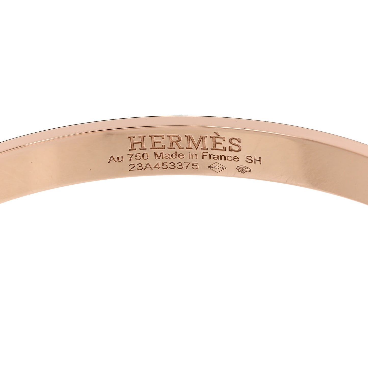 18K Rose Gold PM Collier De Chien Bracelet SH