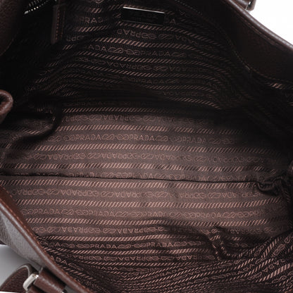 Prada Vitello Daino Shoulder Bag Bruciato 6 of 7