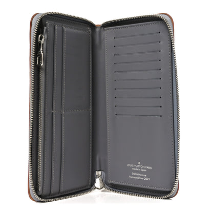 Louis Vuitton Monogram Mirror Zippy Wallet Silver 5 of 8