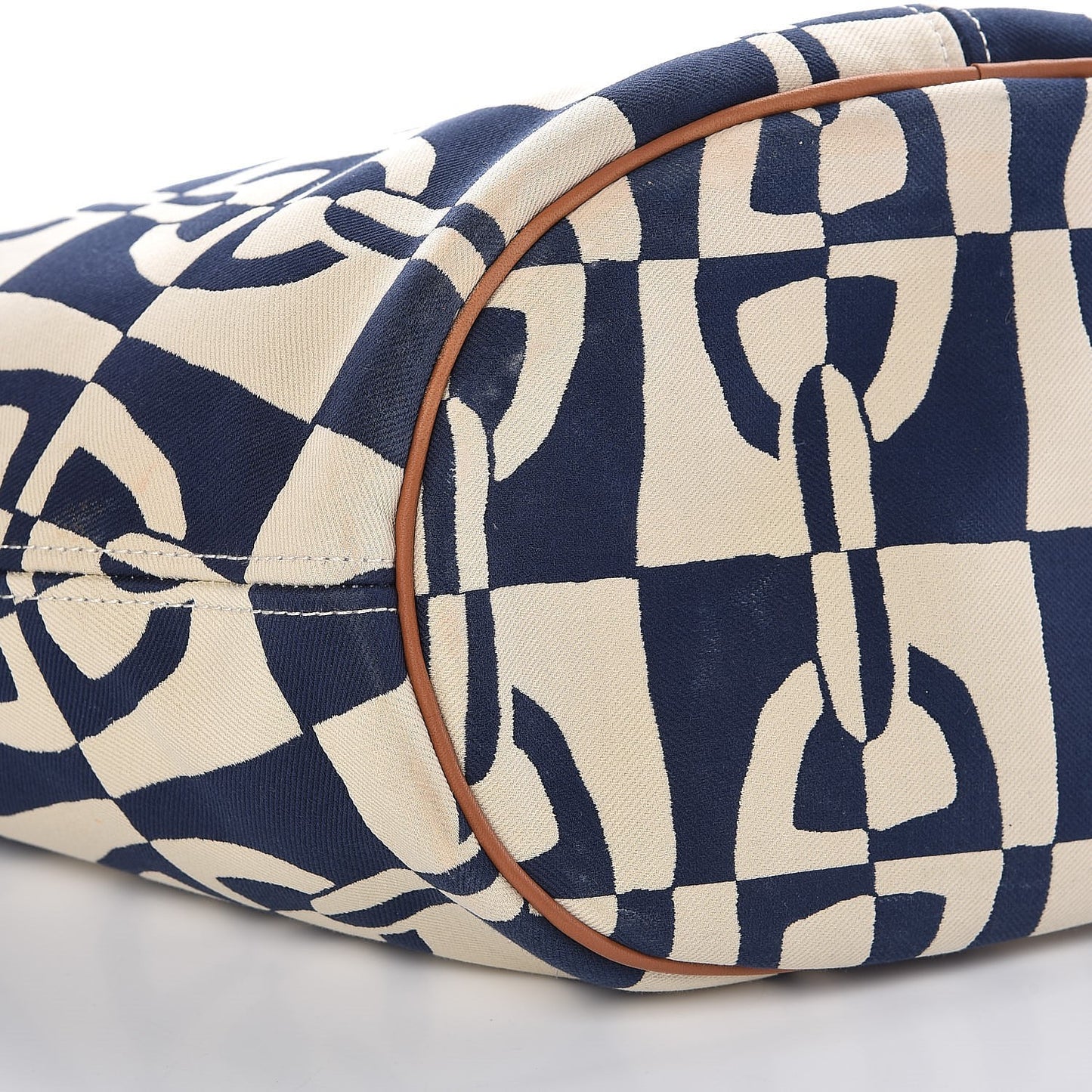 Canvas Chain De Ancre Beach Tote Navy