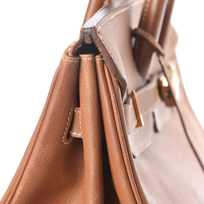 Hermes Courchevel Birkin 35 Gold 42 of 44