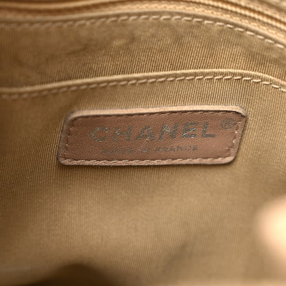 Chanel Lambskin Quilted Small CC Chain Bucket Drawstring Bag Light Beige 6 of 13