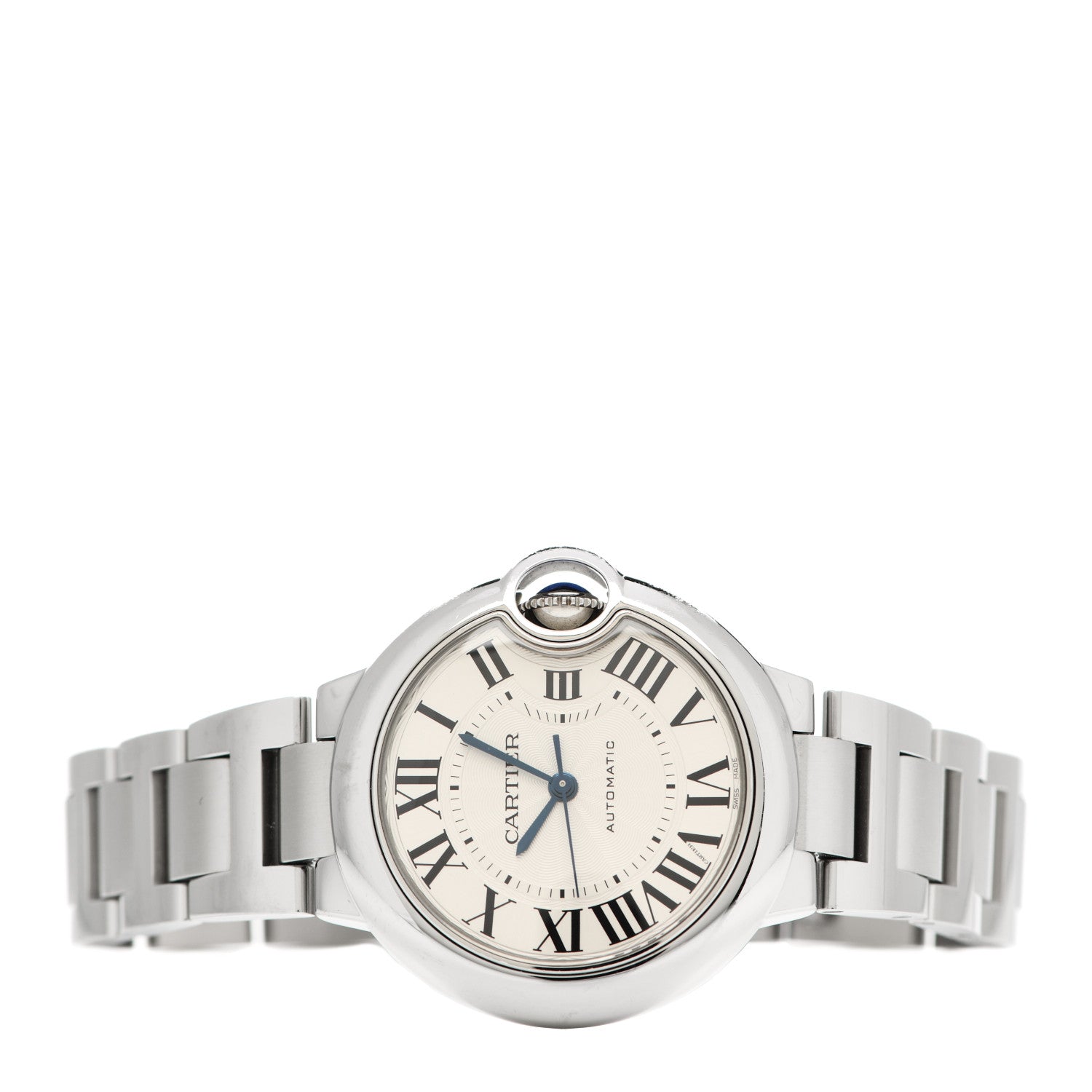 Cartier Stainless Steel 33mm Ballon Bleu De Cartier Automatic Watch 2 of 5