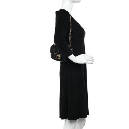 Chanel Calfskin Mini Chain Me Flap Black 2 of 12
