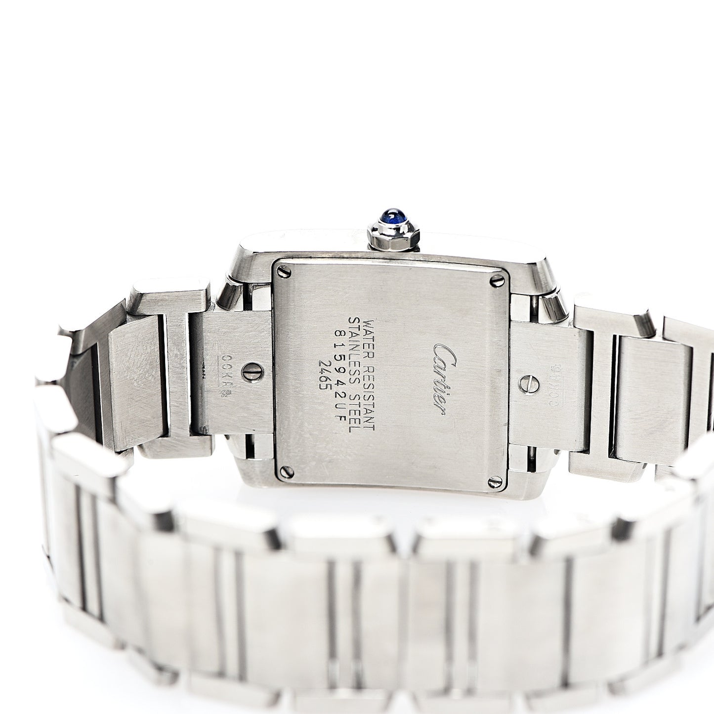 Stainless Steel 25mm Tank Francaise Quartz Watch