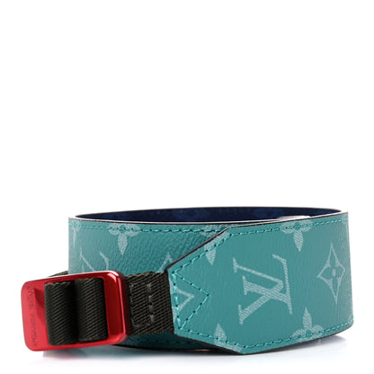Louis Vuitton Monogram Bandouliere Shoulder Strap Pacific Blue Turquoise 2 of 6