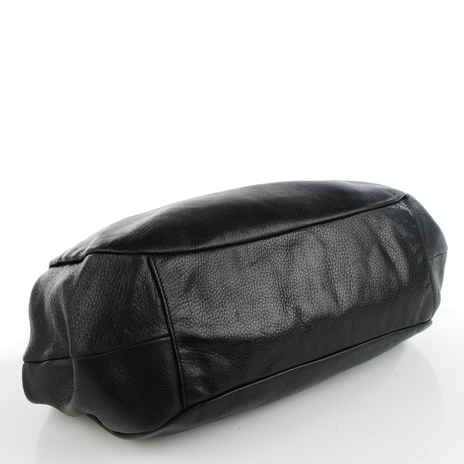 Prada Deerskin Shoulder Bag Black 5 of 9